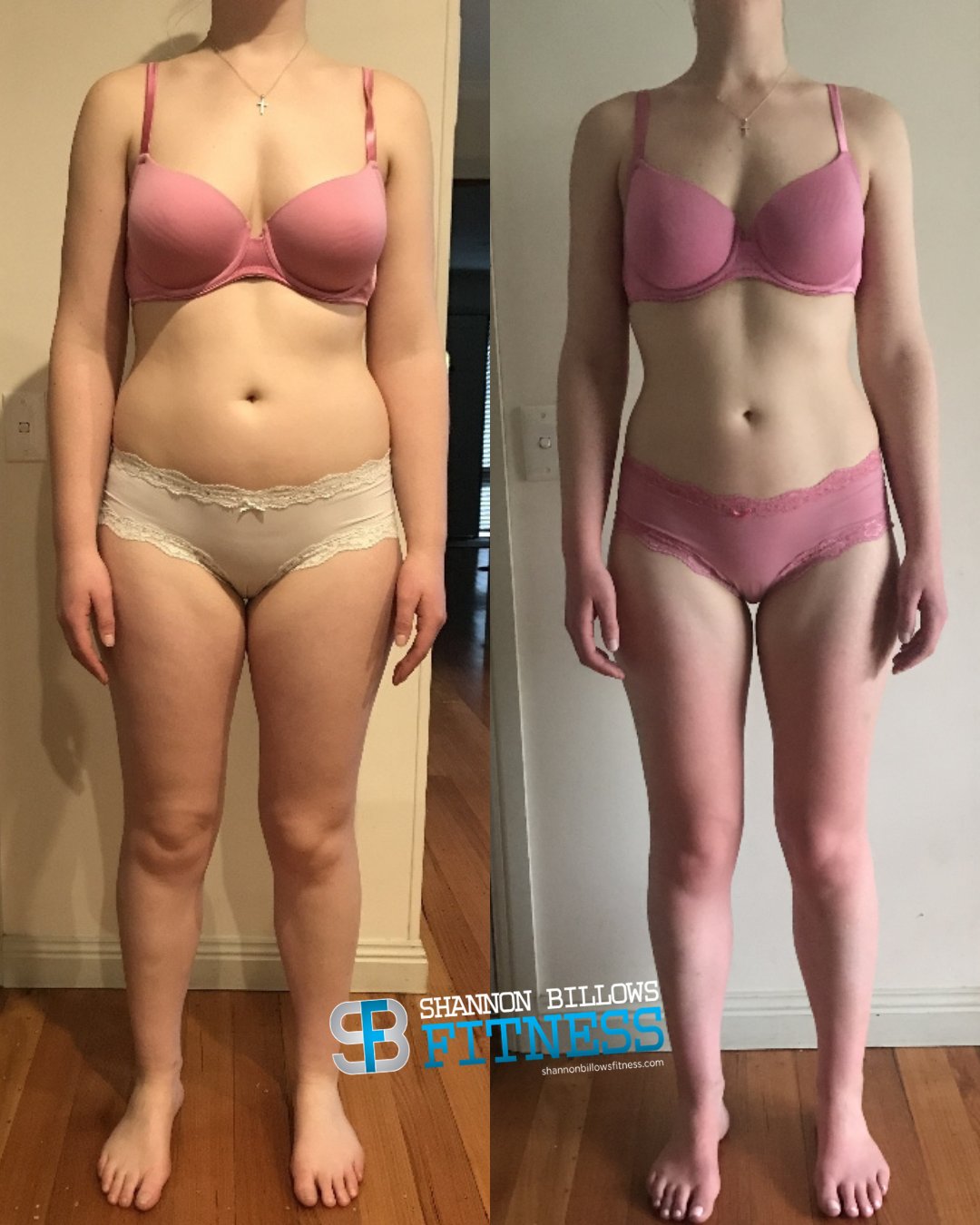 Coaching client before and after