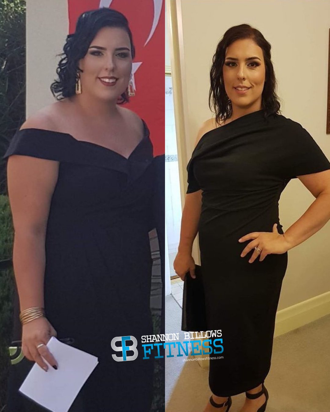 Coaching client before and after