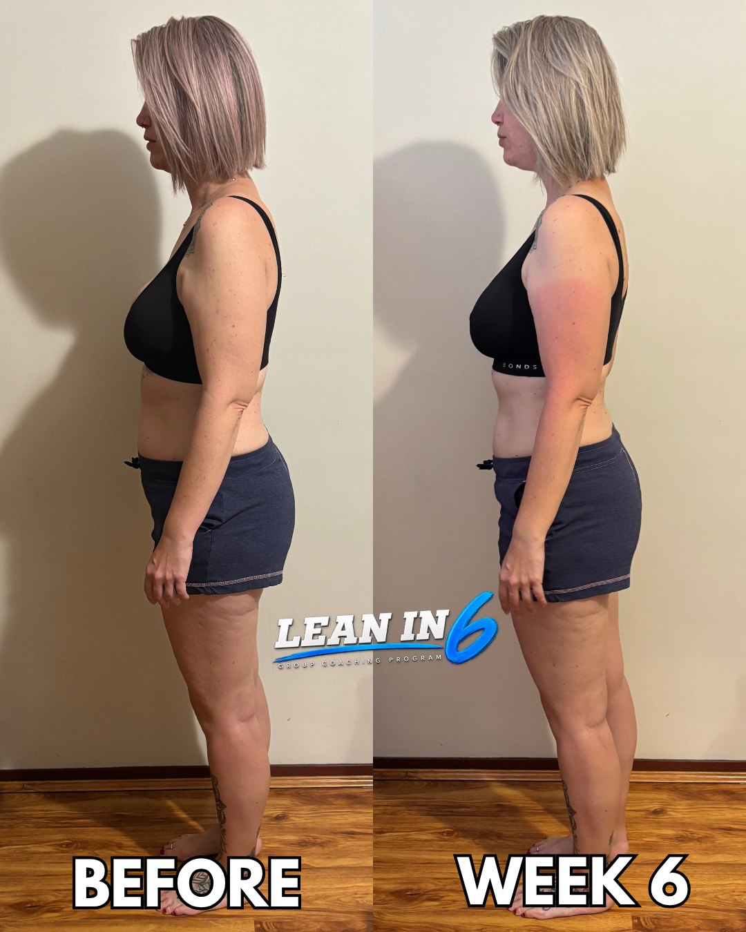 Client before and after